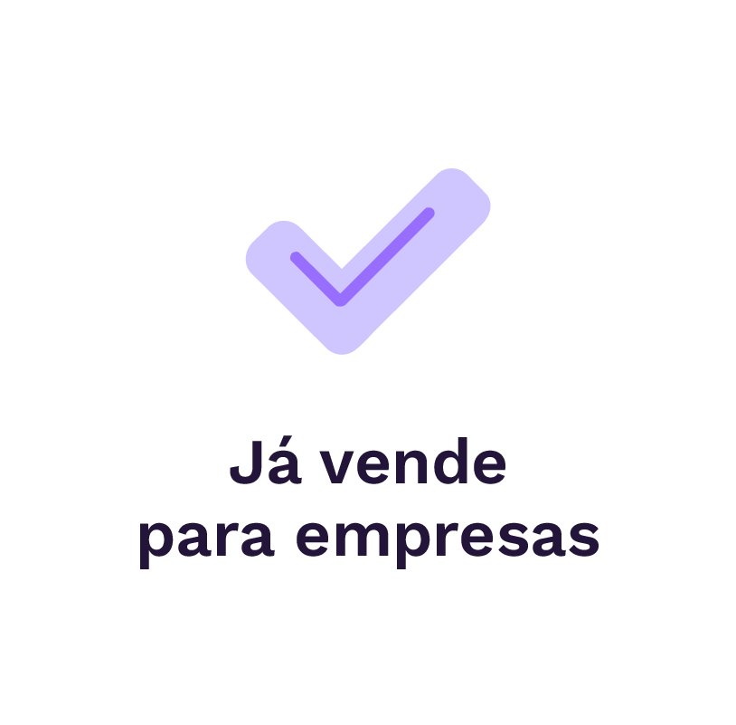Já vende para empresas